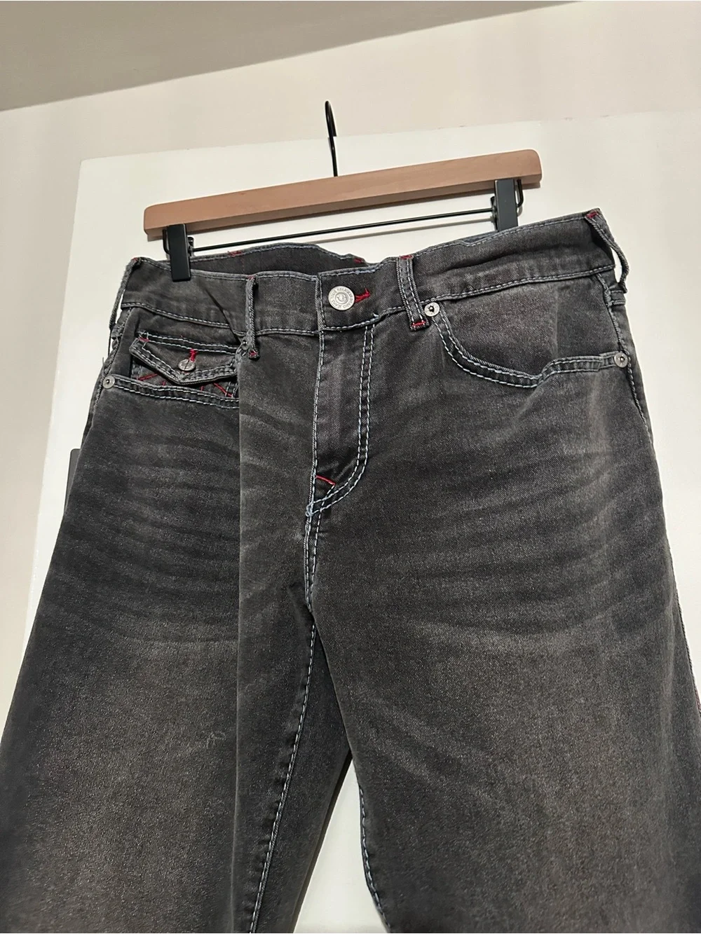True Religion Ricky big t flap straight Jean